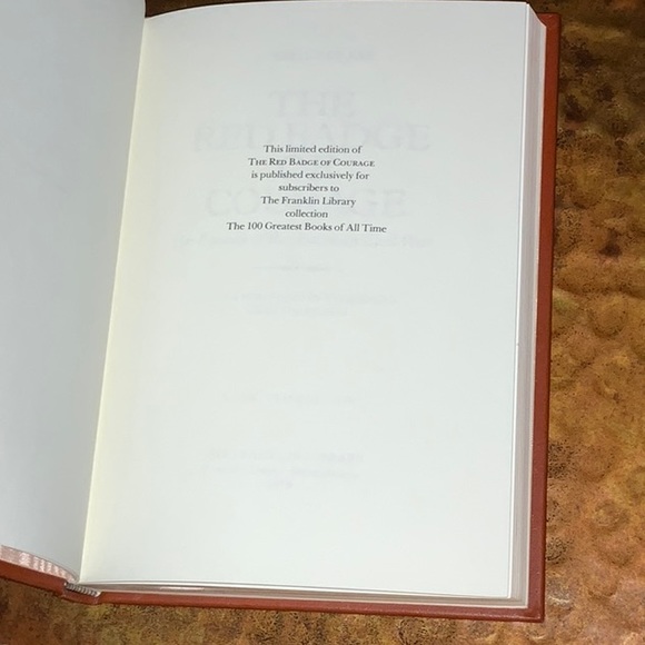 Red Badge of Courage - Stephen Crane - Franklin Library 1979 A Limited Edition - Picture 8 of 11